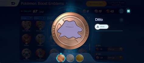 ditto emblem pokemon unite.